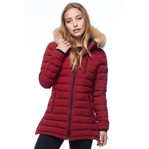 Moose Knuckles Women's Roselawn Jacket Maroon size Small